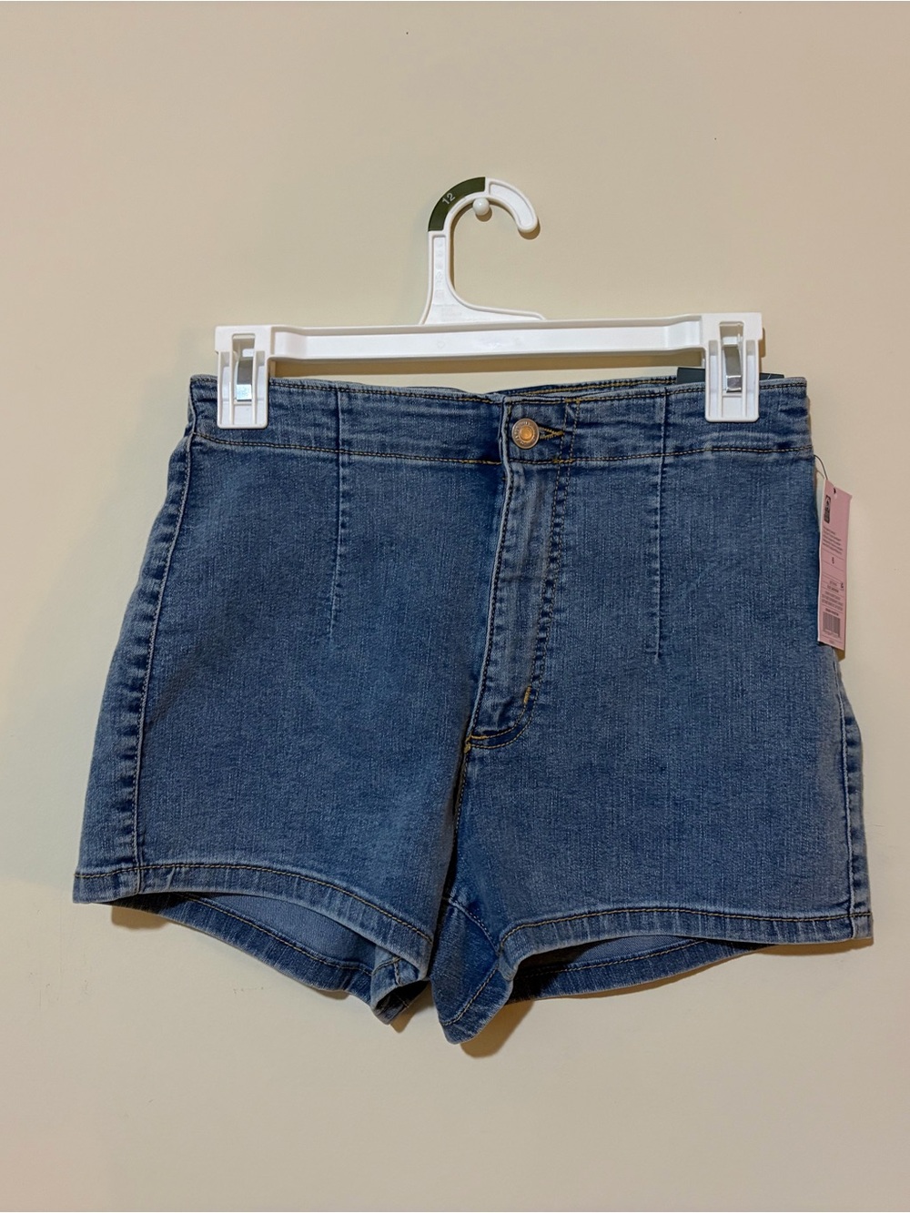 wild fable Dark Blue High-Rise Denim Shorts